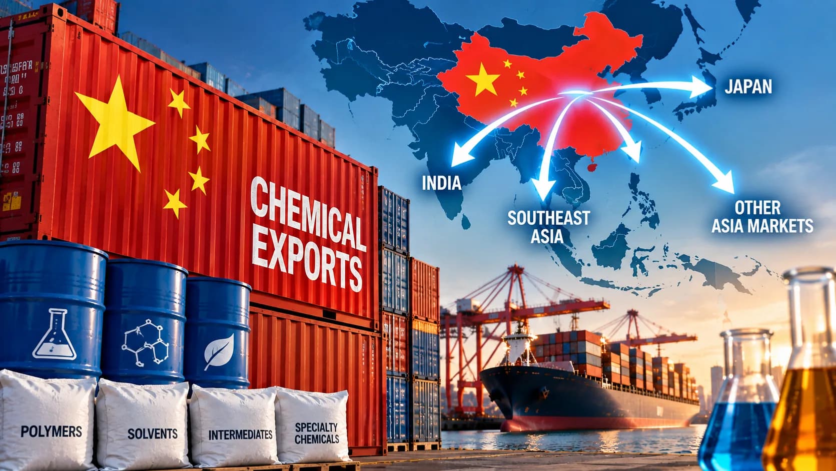 China’s Chemical Exports Reshape Asian Trade Flows